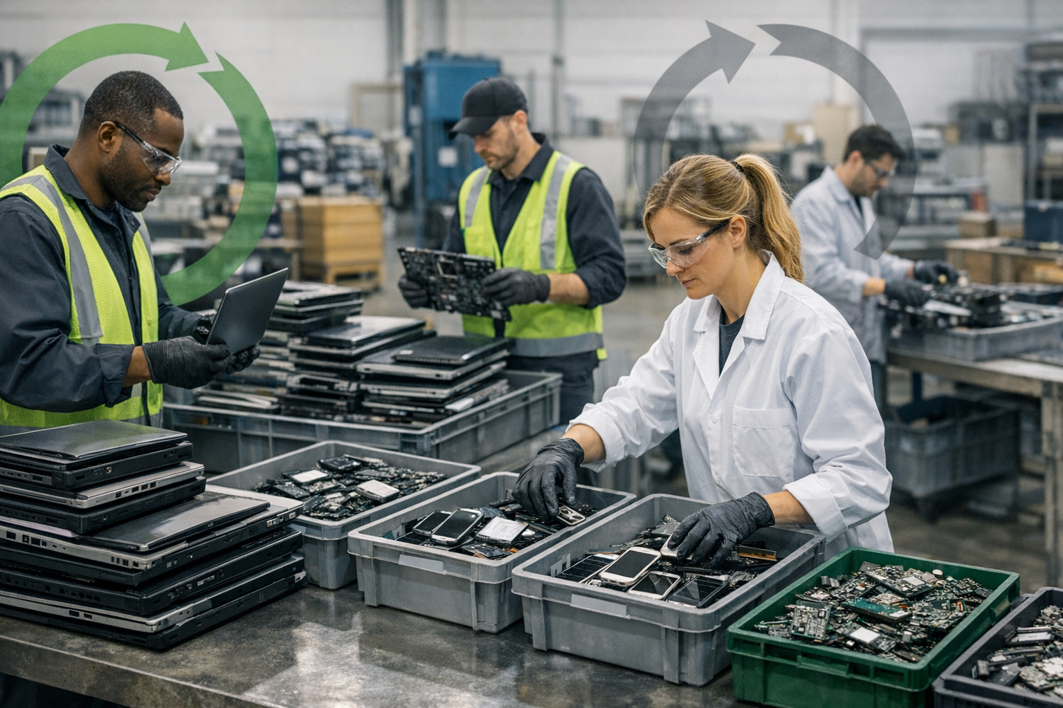 How R2V3-Certified Recyclers Support the Circular Economy for Electronics